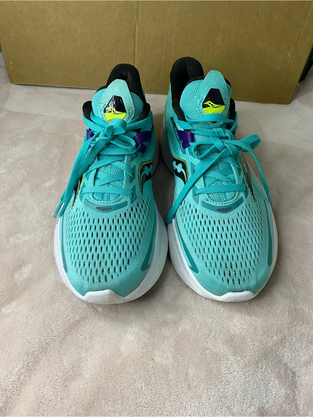 Saucony  Ride 15 Women's Teal Running Shoes - Ride/Performance size 8